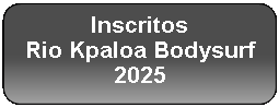 Retngulo Arredondado: Inscritos Rio Kpaloa Bodysurf 2025